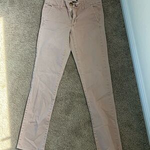 Light Pink Casual Pants